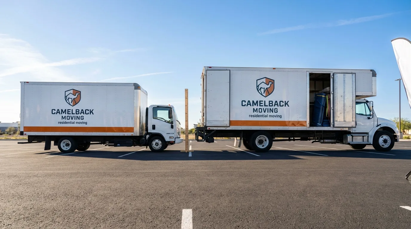 Moving truck size capacity guide in Clinton